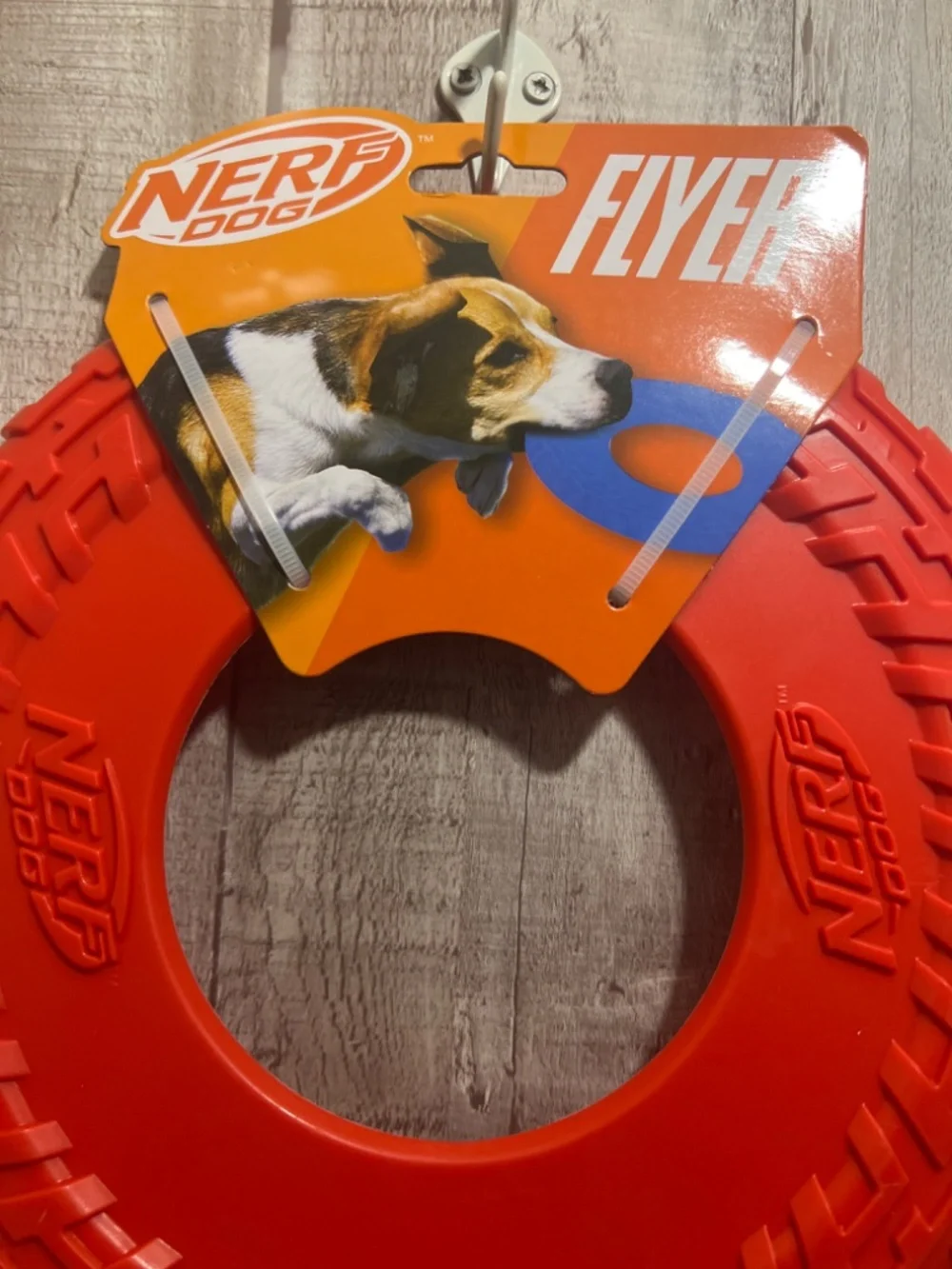 NWT, NERF Dog Flyer Red Frisbee